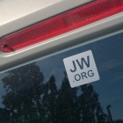 Autoaufkleber JW.ORG grau Autoaufkleber JW.ORG grau